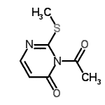 CAS#: 283168-85-4， 3-Acetyl-2-(Methylsulfanyl)-4(3H)-Pyrimidinone