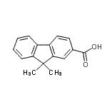 结构式 CAS# 28320-62-9, 9,9-二甲基-9H-芴-2-羧酸