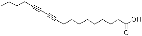 结构式 CAS# 28393-06-8, 10,12-十七碳二炔酸