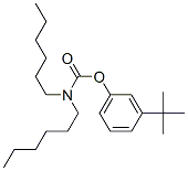 CAS#: 28460-14-2， N,N-Dihexylcarbamic Acid 3-Tert-Butylphenyl Ester