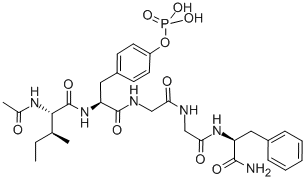 CAS#: 284660-72-6， N-Acetyl-L-isoleucyl-O-phosphono-L-tyrosylglycyl-L-alph-glutamyl-L-Phenylalaninamide