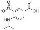 结构式 CAS# 284672-95-3, 4-(异丙基氨基)-3-硝基苯甲酸