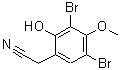 CAS#: 28495-11-6， (3,5-Dibromo-2-Hydroxy-4-Methoxyphenyl)Acetonitrile