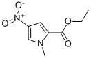 structure of CAS# 2853-29-4, 1-Methyl-4-Nitro-1H-Pyrrole-2-carboxylic Acid Ethyl Ester;1-METHYL-4-NITRO-1H-PYRROLE-2-CARBOXYLIC ACID ETHYL ESTER;ETHYL 1-METHYL-4-NITRO-1H-PYRROLE-2-CARBOXYLATE
