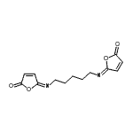 CAS#: 28537-77-1， (5E,5'Z)-5,5'-(1,5-Pentanediyldinitrilo)Di(2(5H)-Furanone)