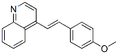 CAS#: 2859-55-4， 4-[2-(4-Methoxyphenyl)Ethenyl]Quinoline