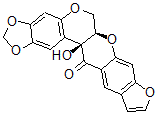 CAS#: 28617-71-2， 13aalpha-Hydroxy-6,6aalpha-Dihydro-1,3-Dioxolo[6,7][1]Benzopyrano[3,4-b]Furo[3,2-g][1]Benzopyran-13(13aH)-One