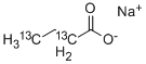 structure of CAS# 286367-68-8, Sodium Butyrate-2,4-13C2