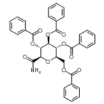 CAS#: 286369-06-0， (2R,3R,4S,5R,6R)-2-[(Benzoyloxy)Methyl]-6-Carbamoyltetrahydro-2H-Pyran-3,4,5-Triyl Tribenzoate