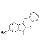 CAS 登录号：28643-35-8， 1-苄基-5-甲基-1,3-二氢-2H-苯并咪唑-2-酮