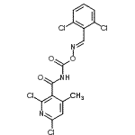 CAS#: 286436-07-5， 2,6-Dichloro-N-({[(E)-(2,6-Dichlorobenzylidene)Amino]Oxy}Carbonyl)-4-Methylnicotinamide
