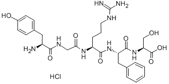 CAS#: 286458-87-5， H-Tyr-Gly-Arg-Phe-Ser-OH Hydrochloride
