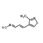 CAS#: 286473-04-9， (1E,2E)-N-Hydroxy-3-(3-Methyl-1,2-Oxazol-4-Yl)-2-Propen-1-Imine