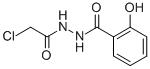 structure of CAS# 28669-13-8, 2-Hydroxy-Benzoic Acid N'-(2-Chloro-Acetyl)-Hydrazide;N'-(2-Chloroacetyl)-2-Hydroxy-Benzohydrazide;N'-(2-Chloro-1-Oxoethyl)-2-Hydroxybenzohydrazide;N'-(2-Chloroethanoyl)-2-Hydroxy-Benzohydrazide