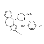 CAS#: 28672-42-6， 2-Methyl-4-(4-Methyl-1-Piperazinyl)-9,10-Dihydro-4H-Benzo[5,6]Cyclohepta[1,2-d][1,3]Oxazole (2Z)-2-Butenedioate (1:1)