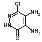 CAS#: 28682-71-5， 4,5-Diamino-6-Chloro-3(2H)-Pyridazinone