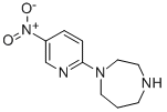 结构式 CAS# 287114-27-6, 1-(5-硝基-2-吡啶基)-1,4-二氮杂环庚烷