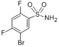 structure of CAS# 287172-65-0, 5-Bromo-2,4-Difluorobenzenesulfonamide;5-BROMO-2,4-DIFLUOROBENZENESULPHONAMIDE;5-BROMO-2,4-DIFLUOROBENZENESULFONAMIDE