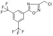 结构式 CAS# 287198-14-5, 5-[3,5-二(三氟甲基)苯基]-3-(氯甲基)-1,2,4-恶二唑