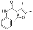 structure of CAS# 28730-17-8, Methfuroxam;2,4,5-Trimethyl-N-Phenyl-Furan-3-Carboxamide;2,4,5-Trimethyl-N-Phenyl-3-Furancarboxamide;2,4,5-Trimethyl-N-Phenyl-3-Furamide