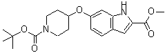 CAS#: 287389-12-2， Methyl 6-[(1-{[(2-Methyl-2-Propanyl)Oxy]Carbonyl}-4-Piperidinyl)Oxy]-1H-Indole-2-Carboxylate