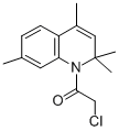 结构式 CAS# 28745-09-7, 2-氯-1-(2,2,4,7-四甲基-2H-喹啉-1-基)-乙酮