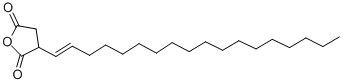 structure of CAS# 28777-98-2, Isooctadecenylsuccinic Anhydride;3-Octadec-17-Enyltetrahydrofuran-2,5-Dione;3-Octadec-17-Enyltetrahydrofuran-2,5-Quinone;2,5-Furandione, Dihydro-3-(Octadecenyl)-