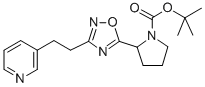 CAS#: 287963-69-3， (2S)-2-[3-[2-(3-Pyridinyl)Ethyl]-1,2,4-Oxadiazol-5-Yl]-1-Pyrrolidinecarboxylic acid 1,1-Dimethylethylester