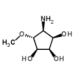 CAS#: 288088-59-5， (1R,2R,3R,4S,5R)-4-Amino-5-Methoxy-1,2,3-Cyclopentanetriol