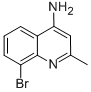 结构式 CAS# 288151-51-9, 4-氨基-8-溴-2-甲基喹啉