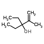 CAS#: 28832-46-4， 3-Ethyl-2-Methyl-1-Penten-3-Ol