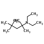结构式 CAS# 288325-45-1, N,N-二乙基-2,4,4-三甲基-2-戊胺