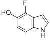 structure of CAS# 288386-04-9, 4-Fluoro-5-Hydroxyindole;1H-Indol-5-Ol, 4-Fluoro- (9CI);4-Fluoro-5-Hydroxy-1H-Indole;4-FLUORO-5-HYDROXYINDOLE
