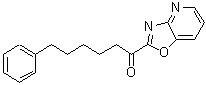 structure of CAS# 288862-83-9, 1-Oxazolo[4,5-b]Pyridin-2-Yl-6-Phenyl-1-Hexanone;1-OXAZOLO[4,5-B]PYRIDIN-2-YL-6-PHENYLHEXAN-1-ONE;PHENYL HEXANOYL OXAZOLOPYRIDINE;CAY10402