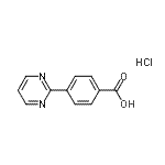CAS#: 290326-11-3， 4-(2-Pyrimidinyl)Benzoic Acid Hydrochloride (1:1)