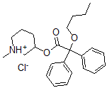 CAS#: 2909-86-6, (1-Methyl-3,4,5,6-Tetrahydro-2H-Pyridin-3-Yl) 2-Butoxy-2,2-Diphenyl Acetate Chloride