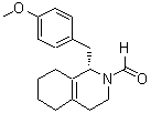 CAS 登录号：29144-31-8， (S)-3,4,5,6,7,8-六氢-1-[(4-甲氧基苯基)甲基](1H)-异喹啉-2-甲醛