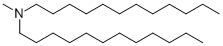 structure of CAS# 2915-90-4, N-Methyldidodecylamine;N-Dodecyl-N-Methyl-Dodecan-1-Amine;Dilauryl-Methyl-Amine;N-Dodecyl-N-Methyl-1-Dodecanamine