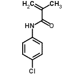 CAS 登录号：2918-77-6， N-(4-氯苯基)-2-甲基丙烯酰胺
