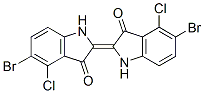 CAS#: 29245-44-1， (2Z)-5-Bromo-2-(5-Bromo-4-Chloro-3-Oxo-1H-Indol-2-Ylidene)-4-Chloro-1H-Indol-3-One