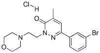 CAS 登录号:29285-73-2, 6-(3-溴苯基)-4-甲基-2-(2-吗啉-4-基乙基)哒嗪-3-酮盐酸盐