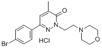 CAS#: 29285-74-3, 6-(4-Bromophenyl)-4-Methyl-2-(2-Morpholinoethyl)-3(2H)-Pyridazinone Hydrochloride