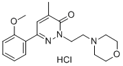 CAS#: 29285-83-4， 6-(2-Methoxyphenyl)-4-Methyl-2-(2-Morpholinoethyl) -3(2H)-Pyridazinone Hydrochloride