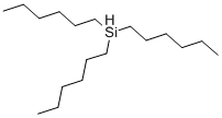 structure of CAS# 2929-52-4, Trihexylsilicon;Nsc 139856;Silane, Trihexyl-