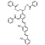 CAS#: 29308-56-3， 2-[3-Benzamido-N-(2-Benzoyloxyethyl)-4-[2-Methyl-4-(O-Tolylazo)Phenyl]Azo-Anilino]Ethyl Benzoate