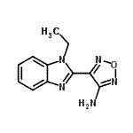 CAS#: 293760-29-9， 4-(1-Ethyl-1H-Benzimidazol-2-Yl)-1,2,5-Oxadiazol-3-Amine