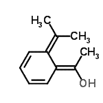 CAS 登录号：294212-71-8， (1E)-1-(6-异亚丙基-2,4-环己二烯-1-亚基)乙醇