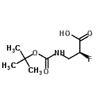 CAS#: 294858-41-6， (2S)-2-Fluoro-3-({[(2-Methyl-2-Propanyl)Oxy]Carbonyl}Amino)Propanoic Acid