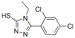 结构式 CAS# 29527-30-8, 5-(2,4-二氯苯基)-4-乙基-4H-1,2,4-三唑-3-硫醇