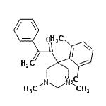 CAS#: 29549-15-3， 1-[5-(2,6-Dimethylphenyl)-1,3-Dimethylhexahydro-5-Pyrimidinyl]-2-Phenyl-2-Propen-1-One